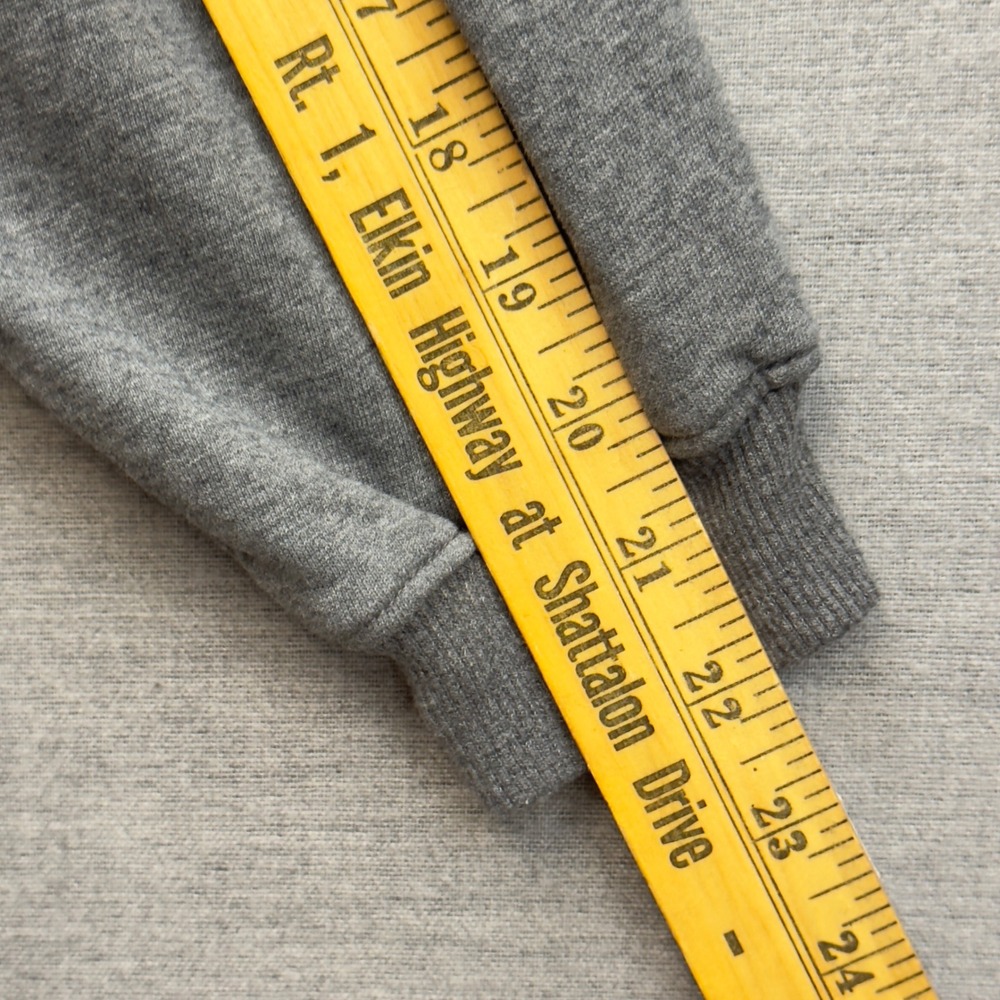 Anthropologie Current Air L.A. Studded Balloon Sleeve Sweatshirt Gray Size Small - Picture 8 of 9
